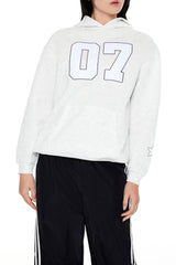 07 Graphic Fleece Hoodie | Forever 21 Women