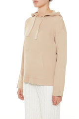 Sweater-Knit Drop-Sleeve Hoodie | Forever 21 Women