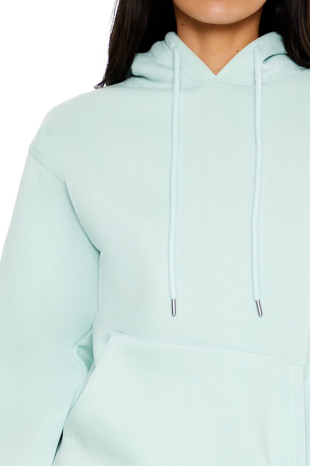 Fleece Drawstring Hoodie | Forever 21 Women