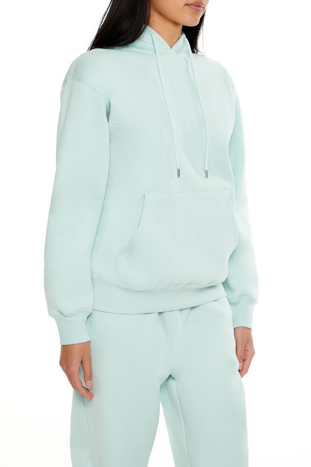 Fleece Drawstring Hoodie | Forever 21 Women