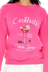 Cocktails Fleece Pullover | Forever 21 Women