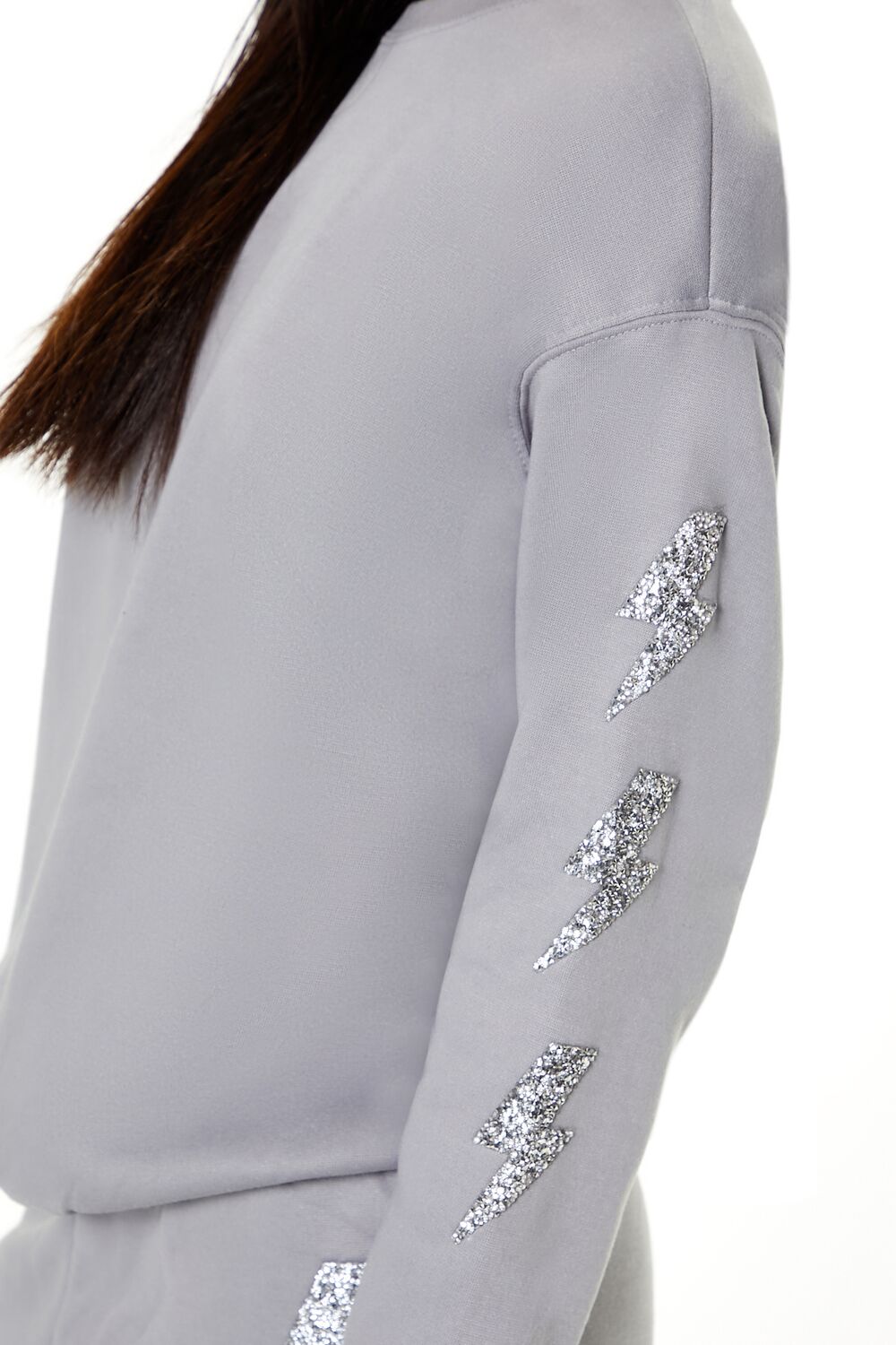 Glitter Lightning Bolt Pullover | Forever 21 Women