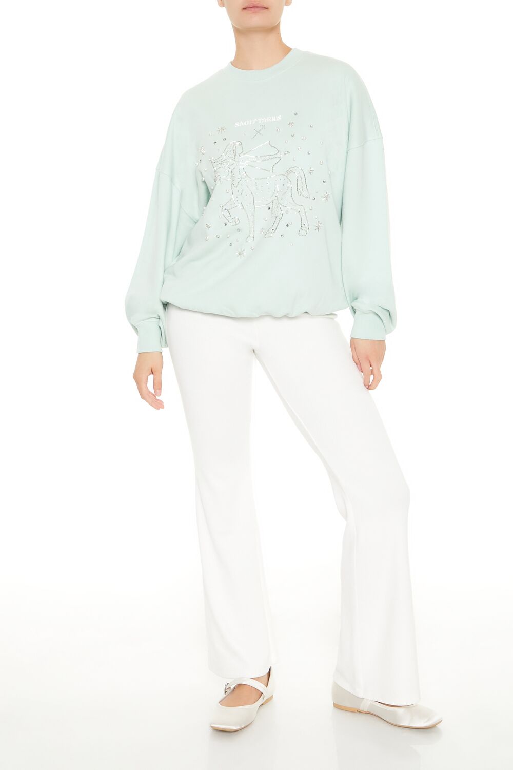 Beaded Sagittarius Pullover | Forever 21 Women