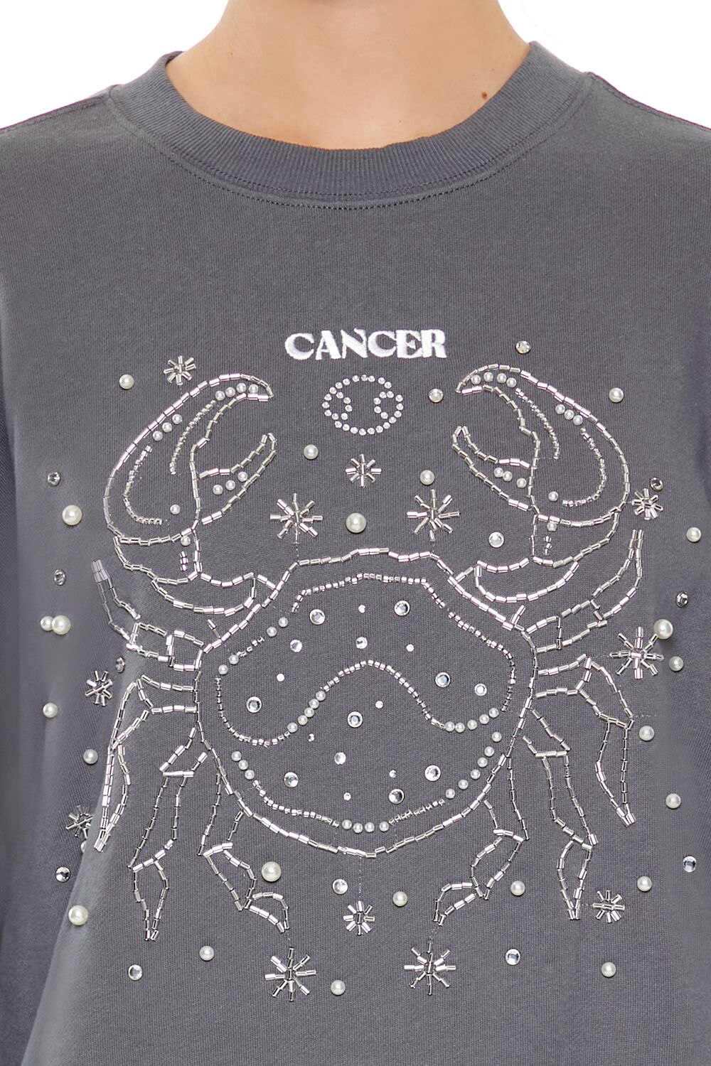 Beaded Cancer Pullover | Forever 21 Women