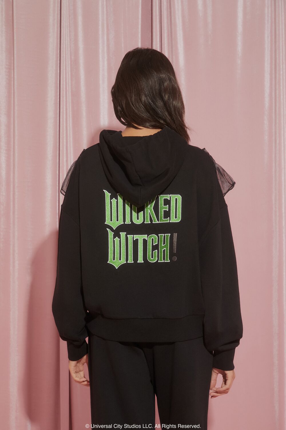 Wicked Witch Ruffle Hoodie | Forever 21 Women