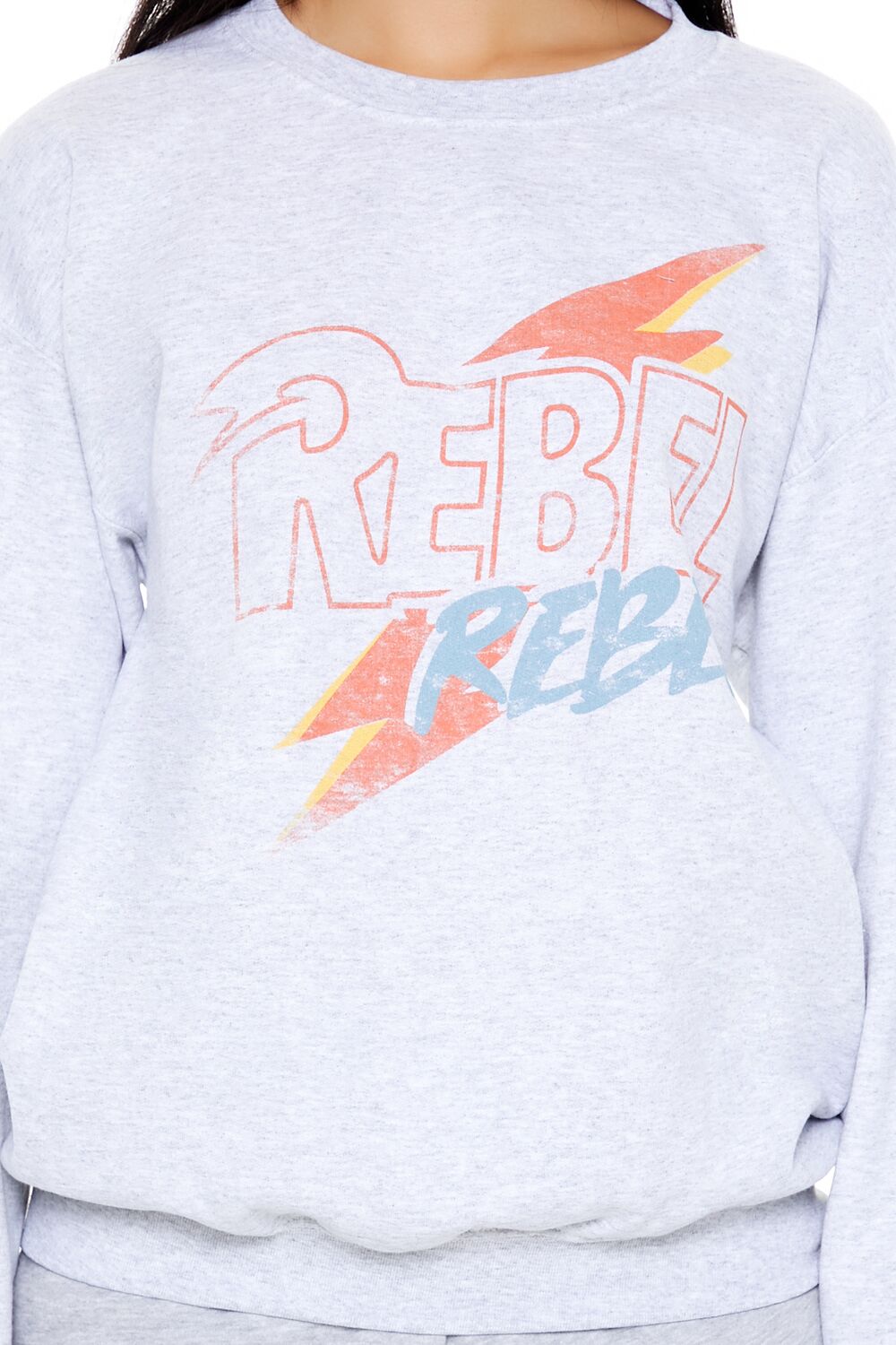Rebel Rebel Fleece Pullover | Forever 21 Women