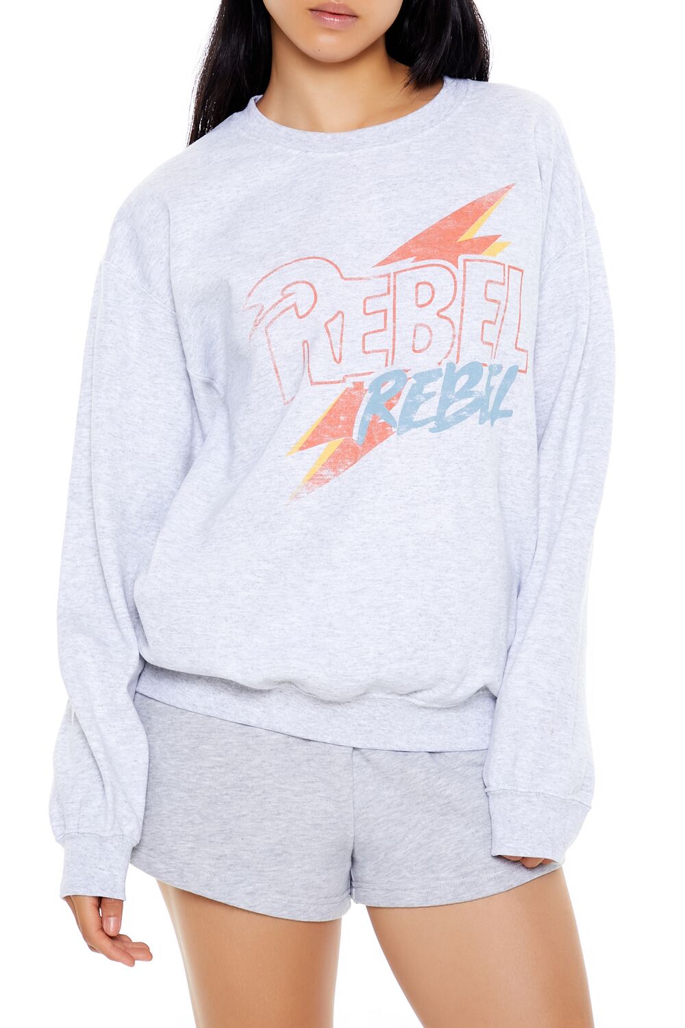 Rebel Rebel Fleece Pullover | Forever 21 Women