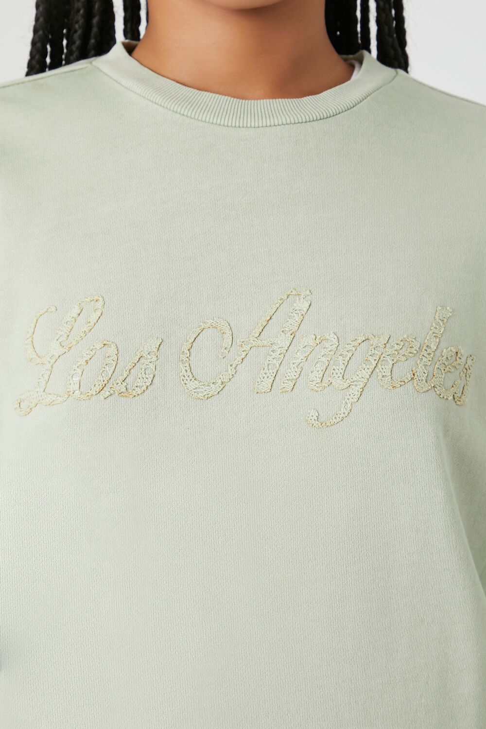 Lace Los Angeles Drop-Sleeve Pullover | Forever 21 Women