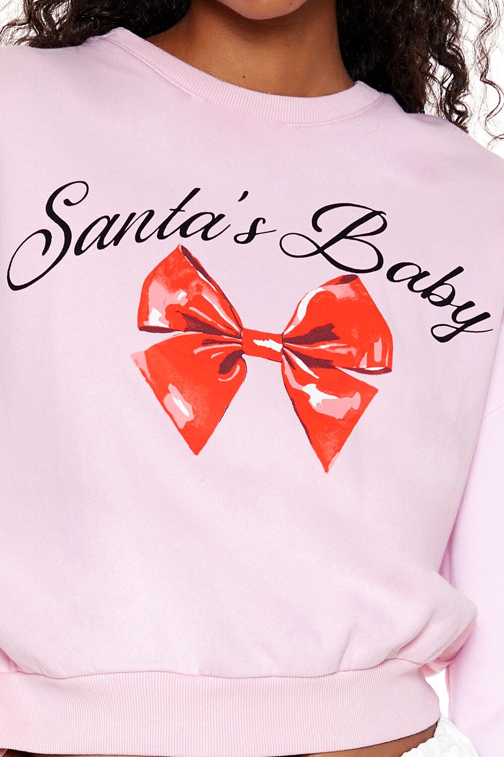 Santas Baby Graphic Pullover | Forever 21 Women