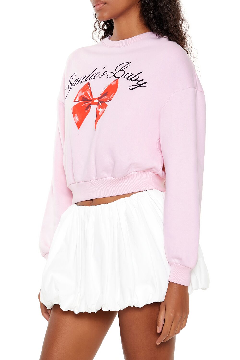 Santas Baby Graphic Pullover | Forever 21 Women