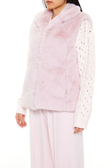 Notched Faux Fur Vest | Forever 21 Women