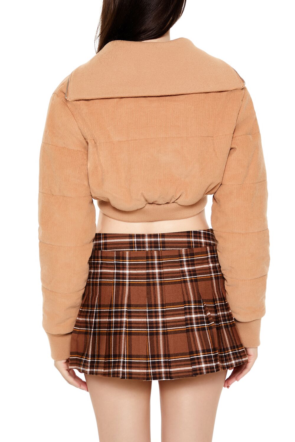 Cropped Corduroy Puffer Jacket | Forever 21 Women