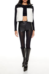 Reversible Faux Shearling & Leather Vest | Forever 21 Women