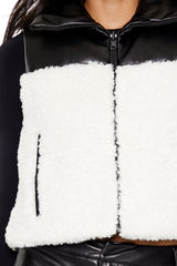Reversible Faux Shearling & Leather Vest | Forever 21 Women