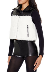 Reversible Faux Shearling & Leather Vest | Forever 21 Women