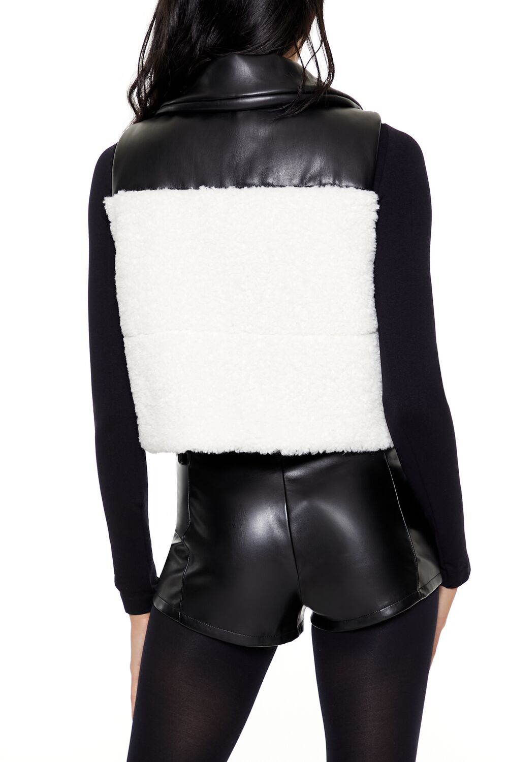 Reversible Faux Shearling & Leather Vest | Forever 21 Women