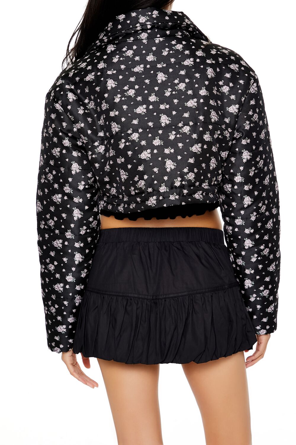 Floral Print Puffer Jacket | Forever 21 Women