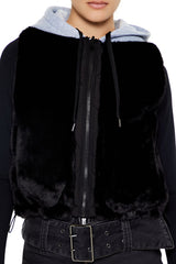 Colorblock Faux Fur Vest | Forever 21 Women