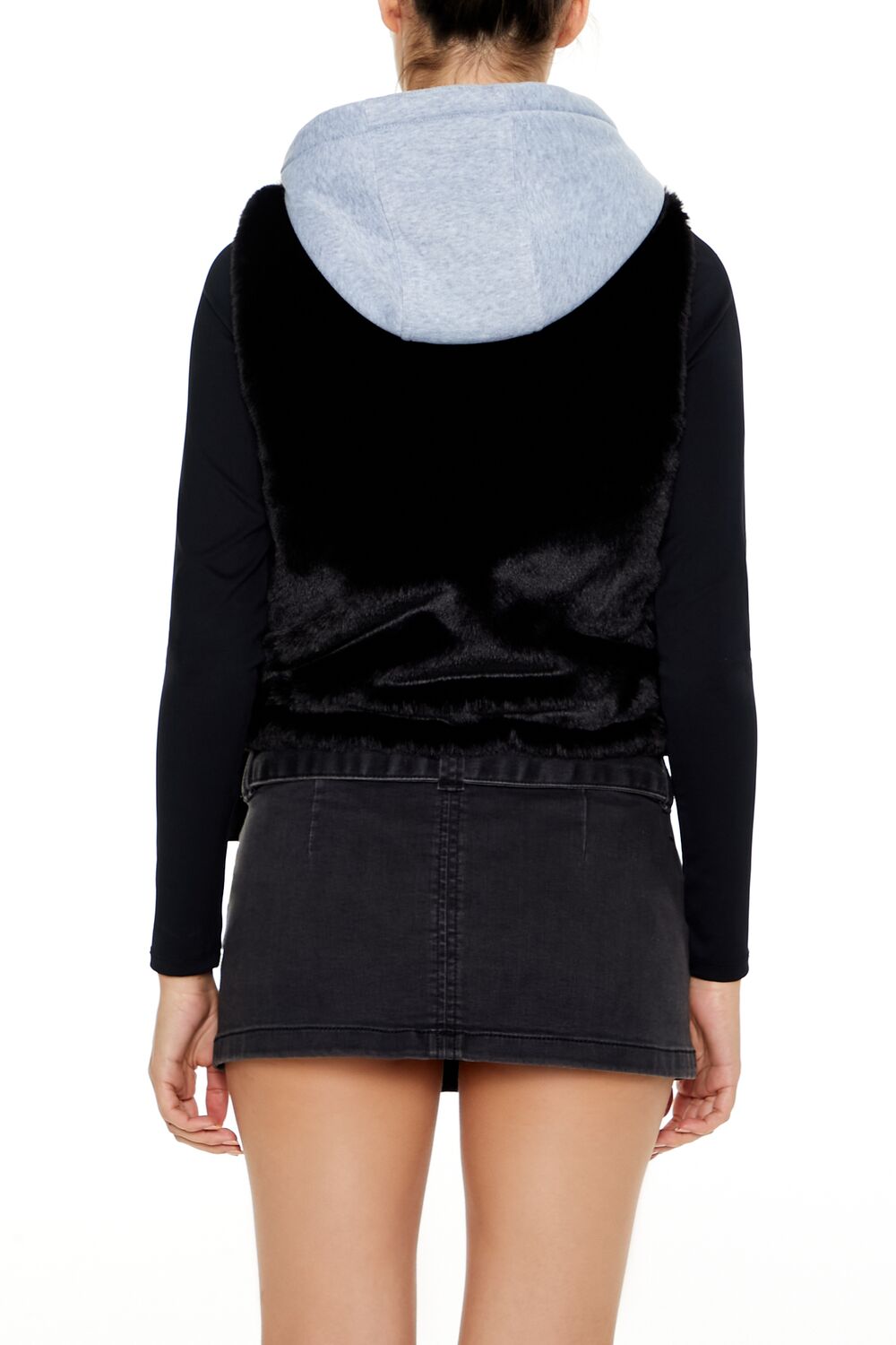 Colorblock Faux Fur Vest | Forever 21 Women