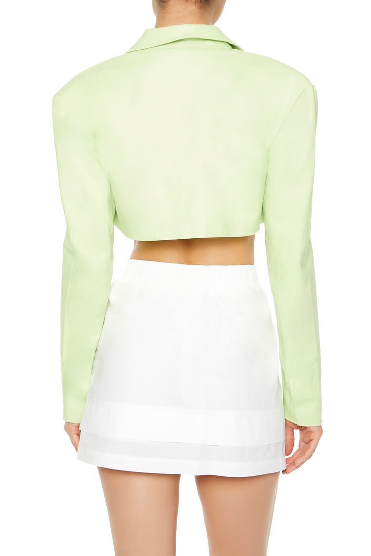 Cropped Peak Lapel Boxy Blazer | Forever 21 Women