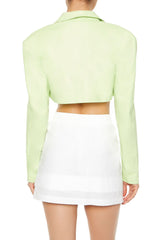 Cropped Peak Lapel Boxy Blazer | Forever 21 Women