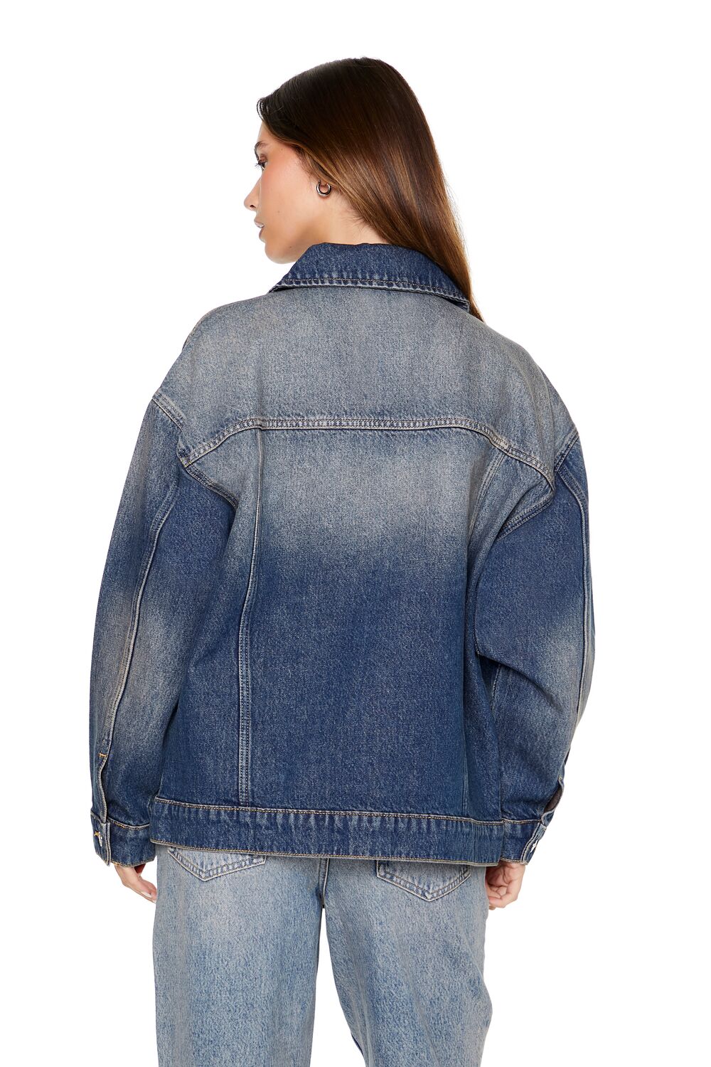 Stone Wash Denim Trucker Jacket | Forever 21 Women