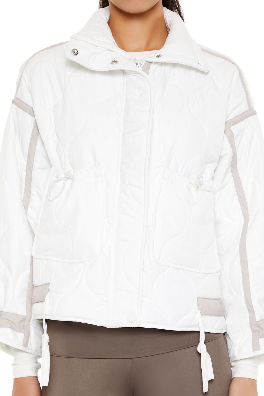 Quilted Two-Tone Puffer Jacket | Forever 21 Women