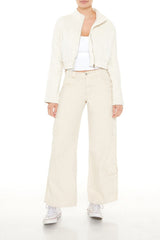 Quilted Zip-Up Cropped Jacket | Forever 21 Women
