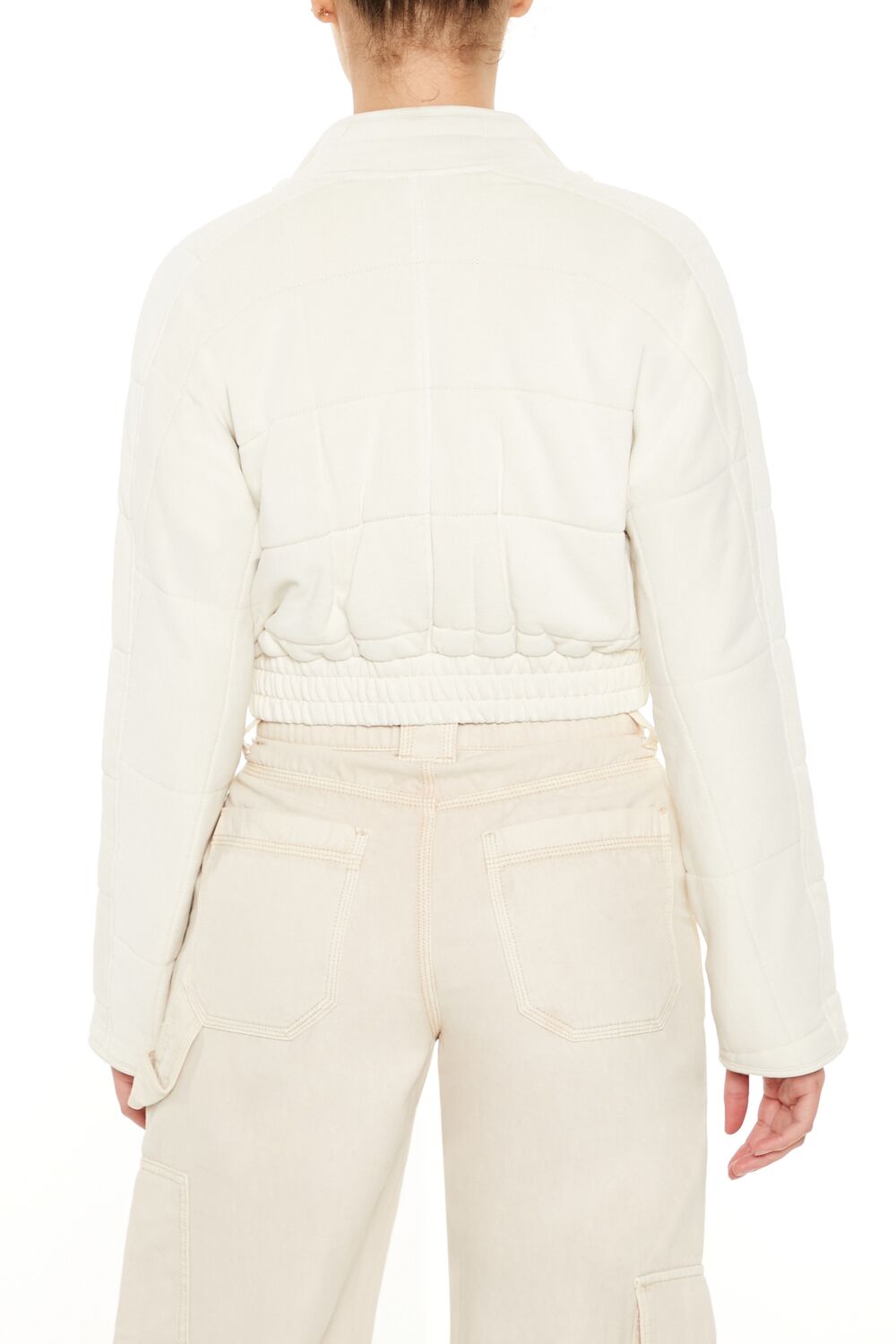 Quilted Zip-Up Cropped Jacket | Forever 21 Women