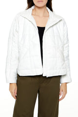 Quilted Dolphin-Hem Jacket | Forever 21 Women