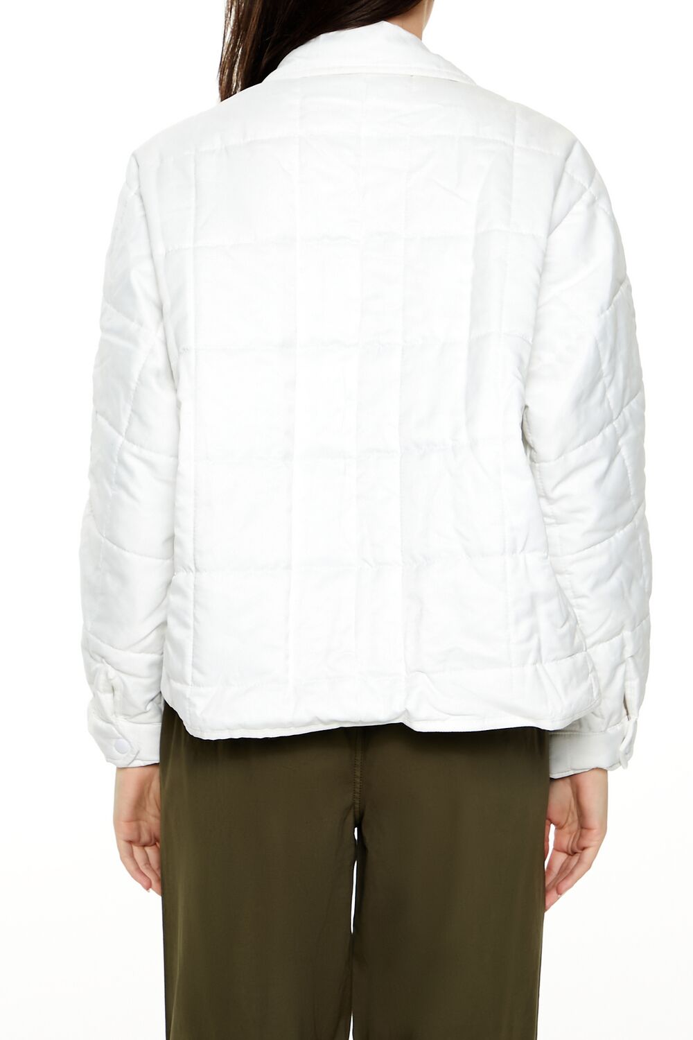 Quilted Dolphin-Hem Jacket | Forever 21 Women