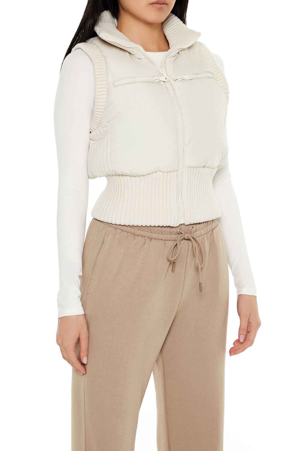 Cropped Zip-Up Vest | Forever 21 Women