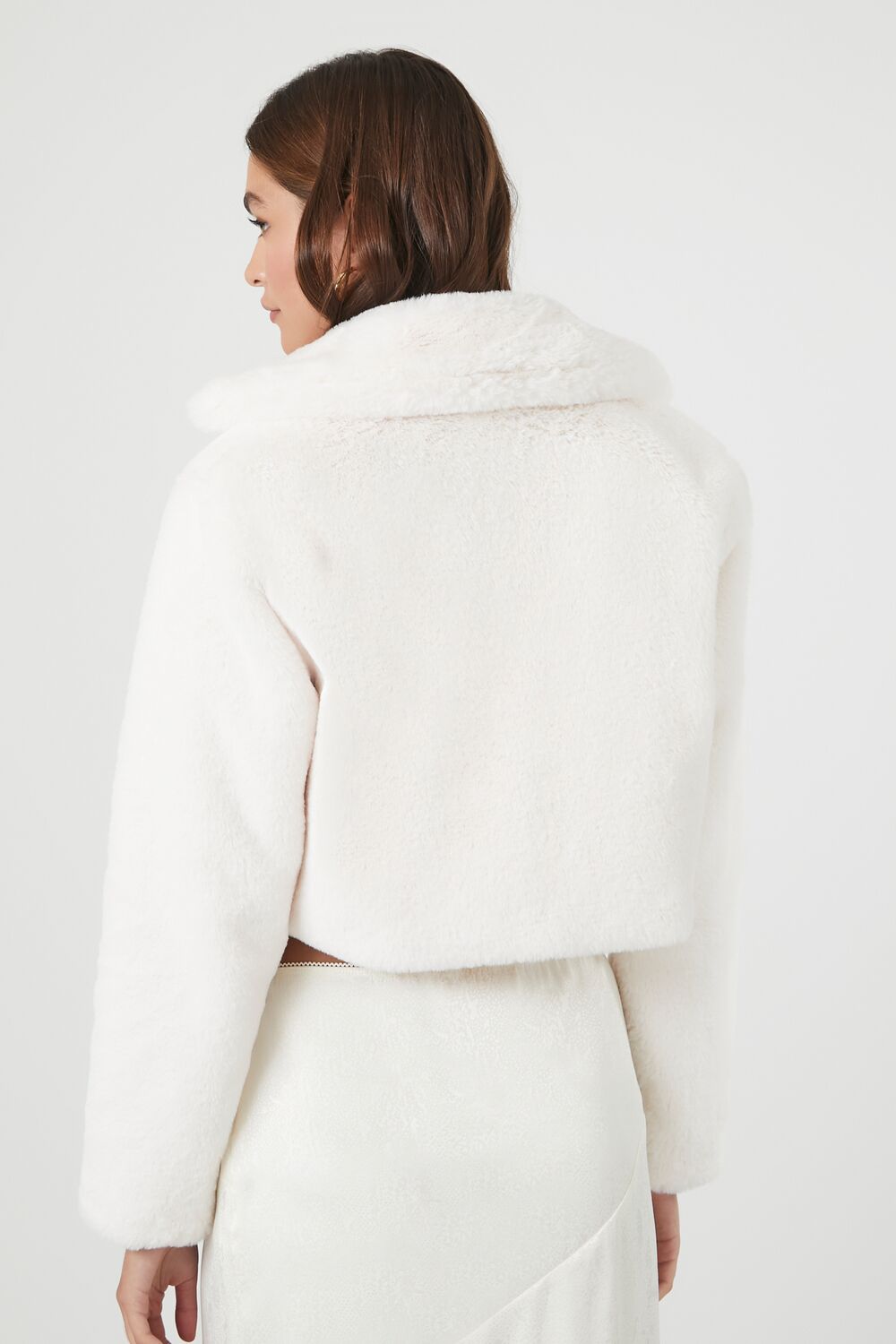 Plush Cropped Coat | Forever 21 Women
