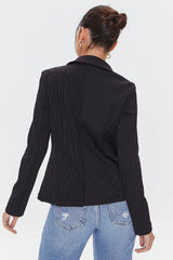 Pinstriped Button-Front Blazer | Forever 21 Women