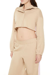 Hooded Zip-Up Cropped Jacket | Forever 21 Women