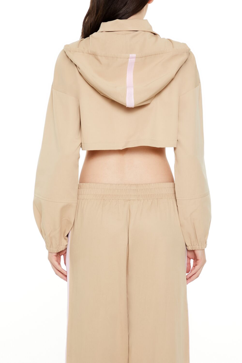 Hooded Zip-Up Cropped Jacket | Forever 21 Women