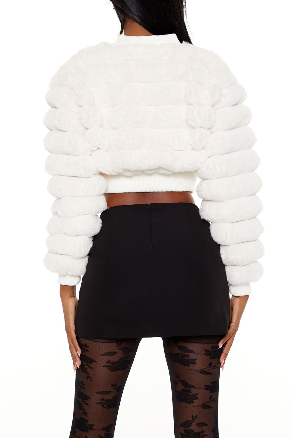 Faux Fur Cropped Bomber Jacket | Forever 21 Women