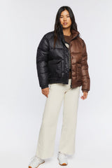 Colorblock Puffer Jacket | Forever 21 Women