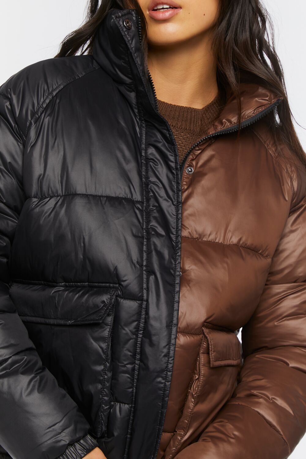 Colorblock Puffer Jacket | Forever 21 Women