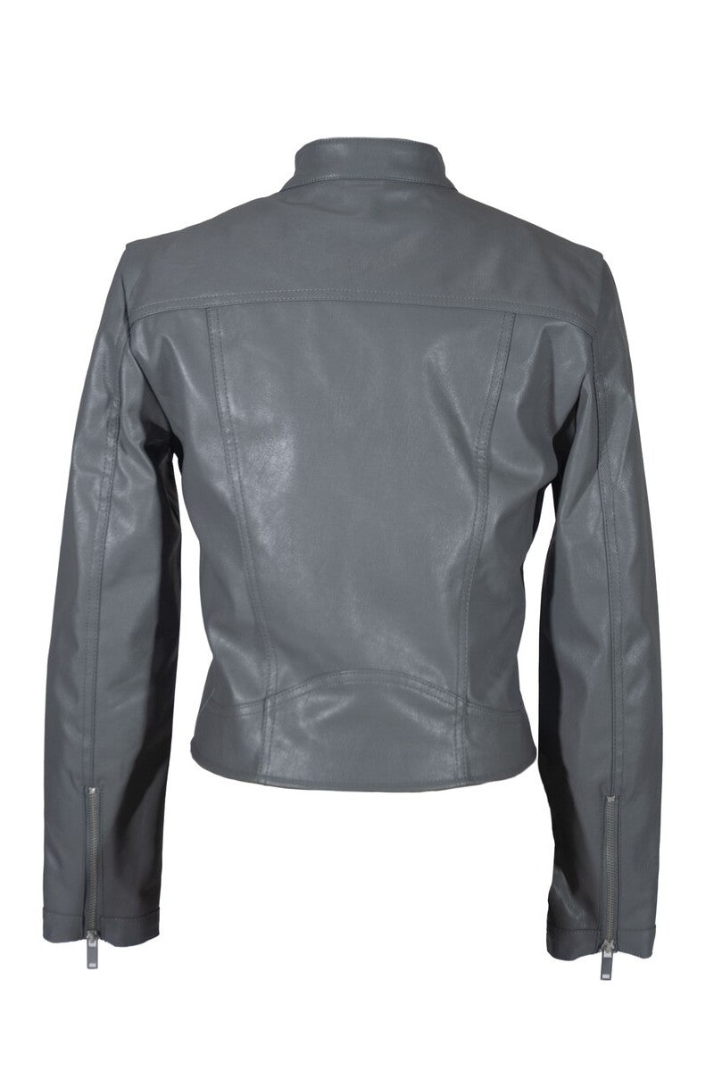 Faux Leather Zipper Jacket | Forever 21 Women