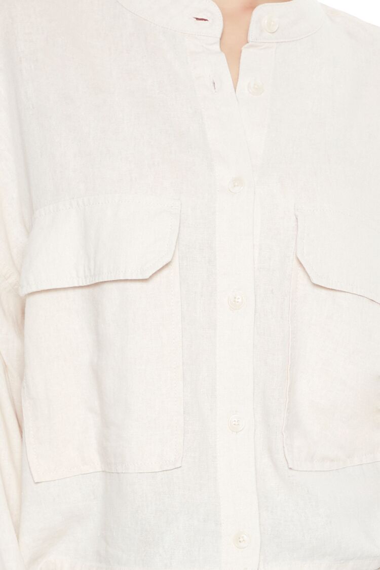 Mock-Neck Cargo Shacket | Forever 21 Women