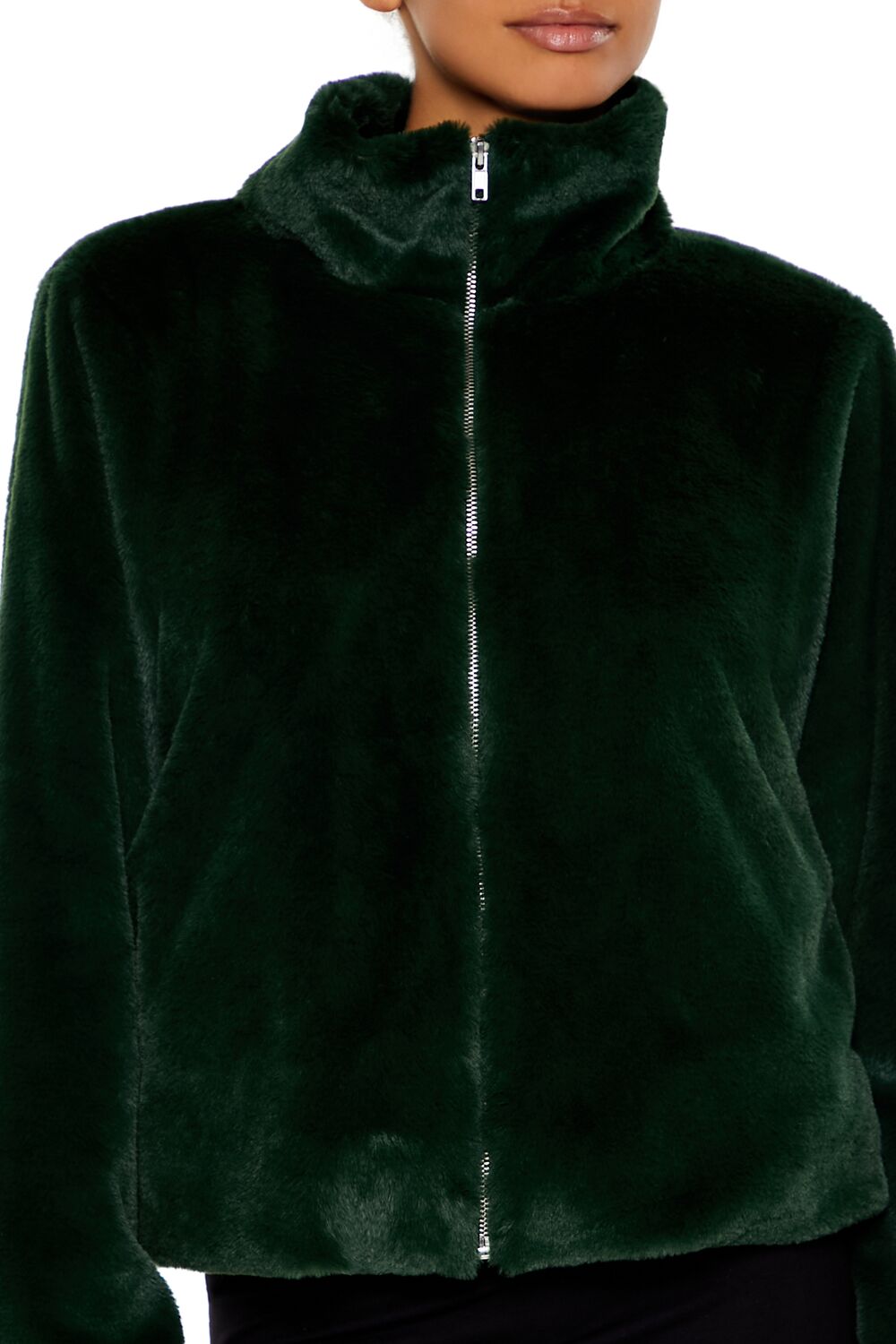 Faux Fur Zip-Up Coat | Forever 21 Women