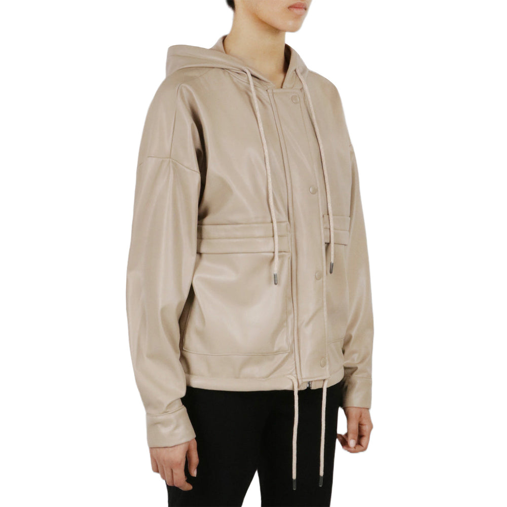 Vegan Leather Button Front Jacket | Forever 21 Women