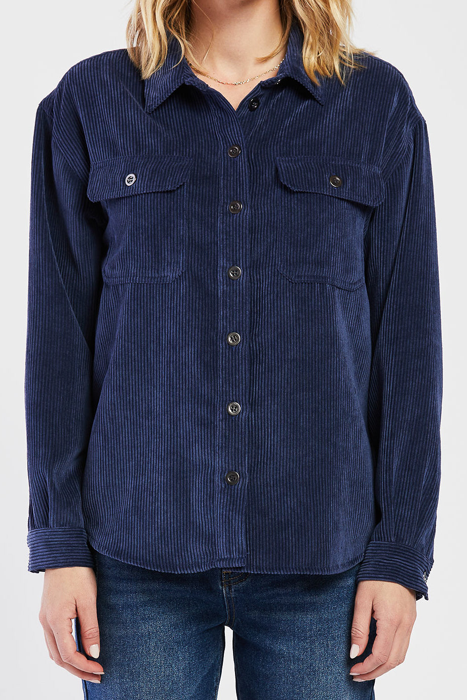 Carmele Long Sleeve Button Down Corduroy Jacket | Forever 21 Women