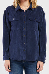 Carmele Long Sleeve Button Down Corduroy Jacket | Forever 21 Women