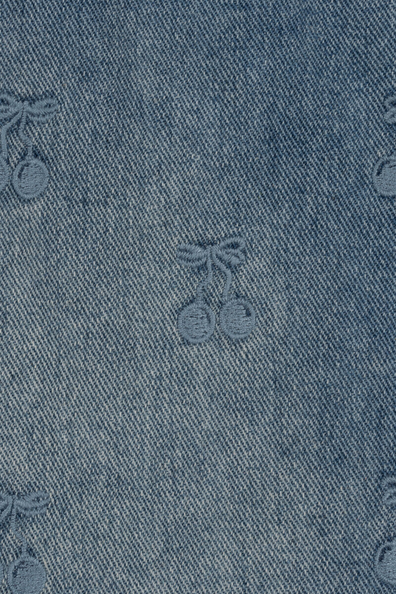 Cherry Embroidered Denim Mini Skirt | Forever 21 Women