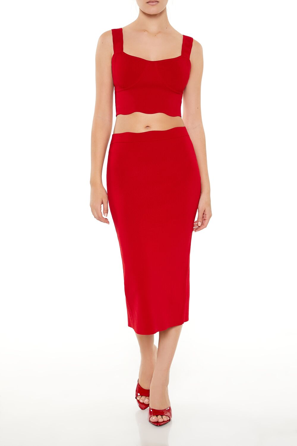 Sweater-Knit Midi Skirt | Forever 21 Women