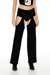 Cutout Mid-Rise Wide-Leg Pants | Forever 21 Women