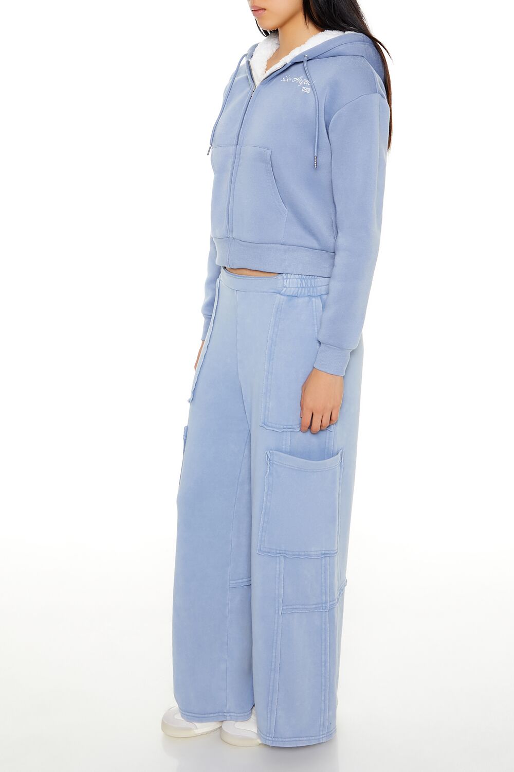 French Terry Wide-Leg Pants | Forever 21 Women
