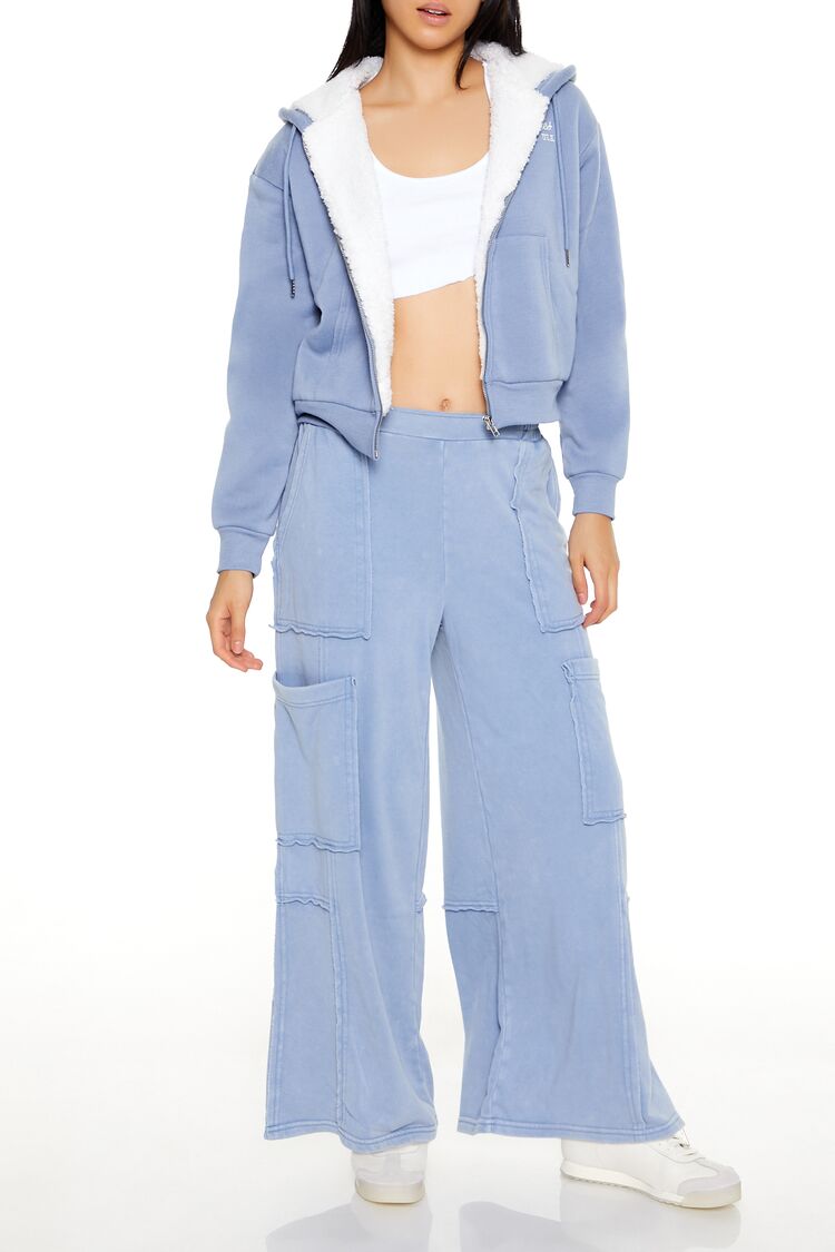 French Terry Wide-Leg Pants | Forever 21 Women